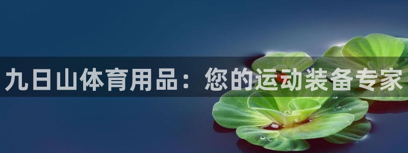 欧陆娱乐登陆平台下载：九日山体育用品：您的运动装备专