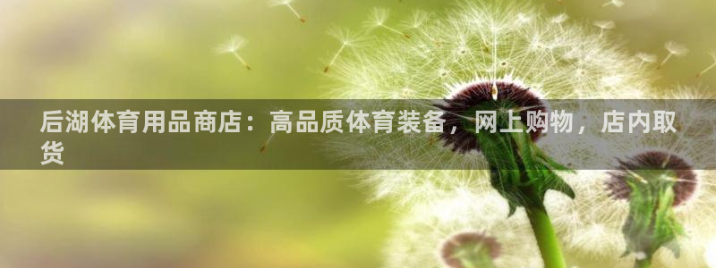 欧陆娱乐app下载：后湖体育用品商店：高品质体育装备