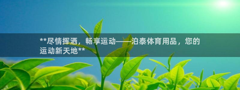 欧陆娱乐客服：**尽情挥洒，畅享运动——泊泰体育用品